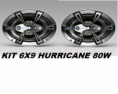 KIT 6X9 HURRICANE 1500W 2X85W RMS